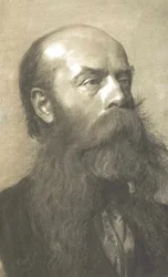 Bust of a Bearded Man in Three-Quarter Profile